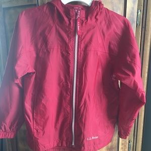 LLBean kids raincoat